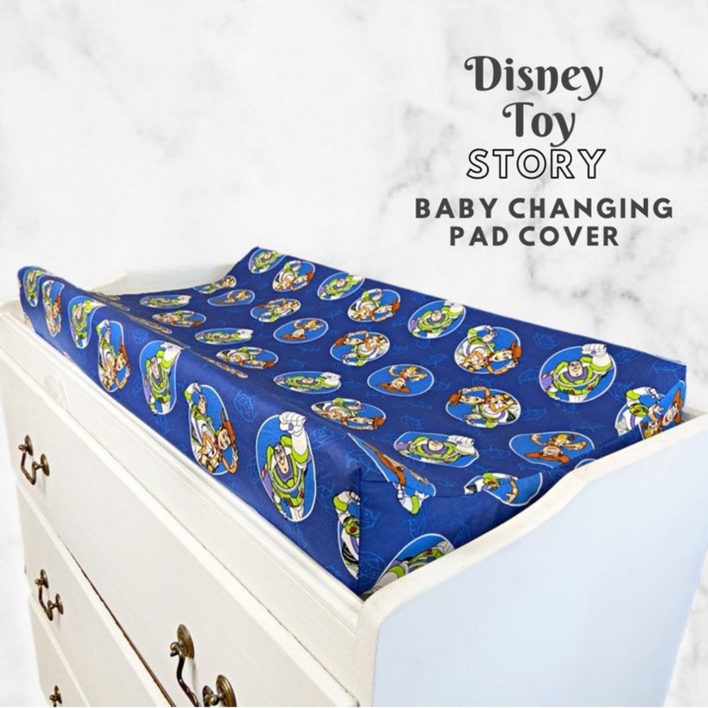 Blue Toy Story Baby Changing Table Pad Cover